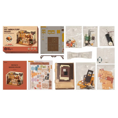 Rolife Becka’s Baking House DIY Miniatyrbageri i Trä