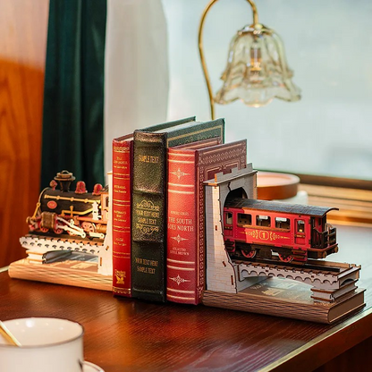 Rolife Century Train DIY Book Nook Kit Vintage Steam Locomotive