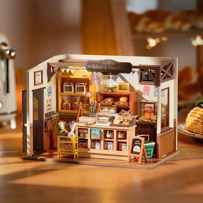 Rolife Becka’s Baking House DIY Miniatyrbageri i Trä