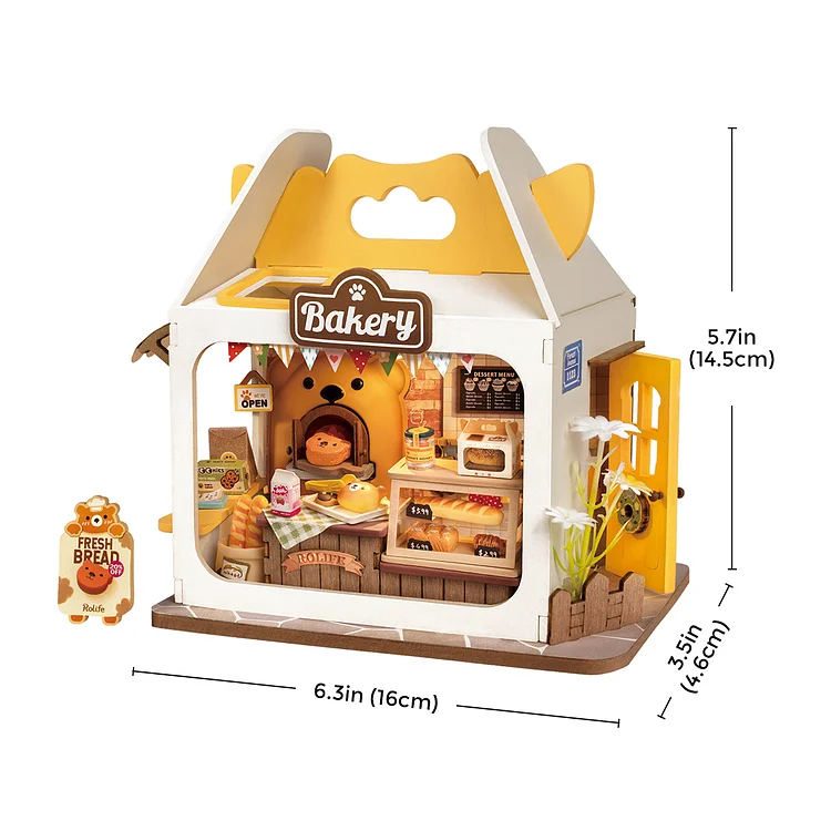 Rolife Teddy’s Breadbox