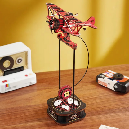 ROKR Sky Captain Pendulum Balance Toy 3D Wooden Puzzle MCD01