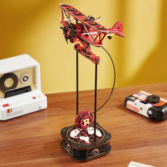 ROKR Sky Captain Pendulum Balance Toy 3D Wooden Puzzle MCD01